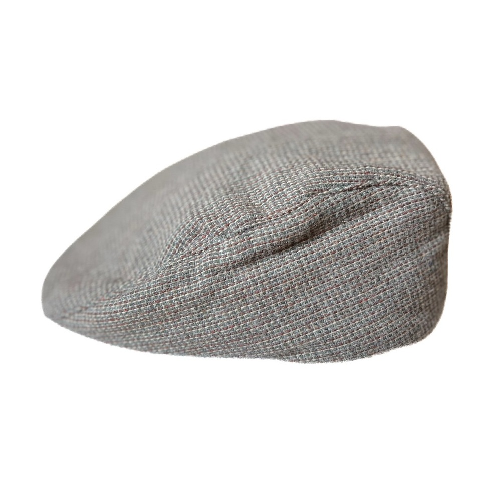 Chromatics Vintage Tweed Flat Cap, Size Large (7 1/4 - 7 3/8)